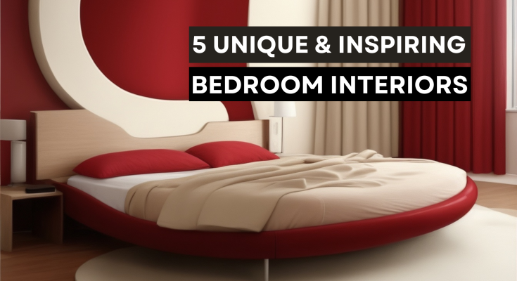 5 unique bedroom interiors